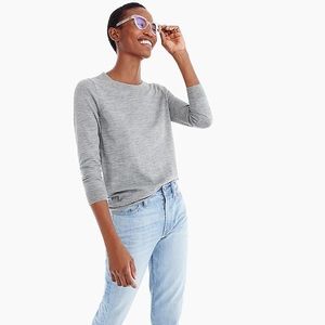 j.crew gray tippi sweater